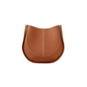 2023 Women Cowhide Saddle Bag Fashion Ladies Shoulder Bag Simple Leather Shoulder Crossbody Bag for Women